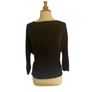 Express Satin 3/4 sleeve top
